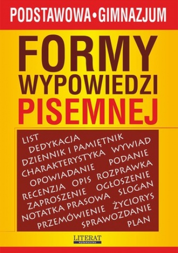 Formy wypowiedzi pisemnej