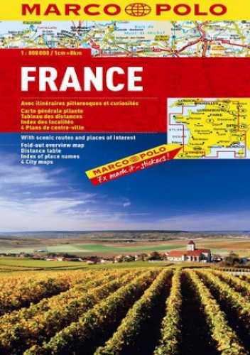 Francja mapa 1:800 000 Marco Polo