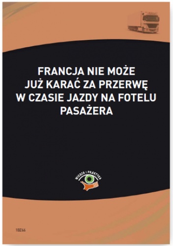 Francja nie może już karać za przerwę w czasie jazdy na fotelu pasażera - Kowalski Bogdan