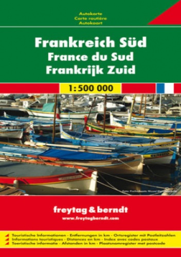 Francja Południowa mapa 1:500 000 Freytag & Berndt