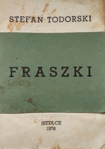 Fraszki - Stefan Todorski