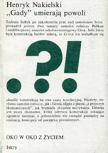 "Gady" umierają powoli - Henryk Nakielski