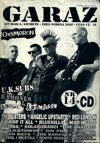 Garaż, nr 14 / zima-wiosna 2000 - Redakcja pisma Garaż