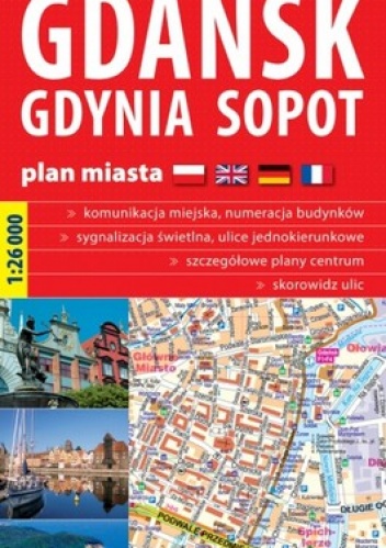 Gdańsk, Gdynia, Sopot. Plan miasta. 1:26 000 ExpressMap