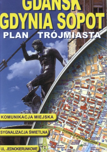 Gdańsk. Gdynia. Sopot. Plan Trójmiasta. Laminowany. ExpressMap