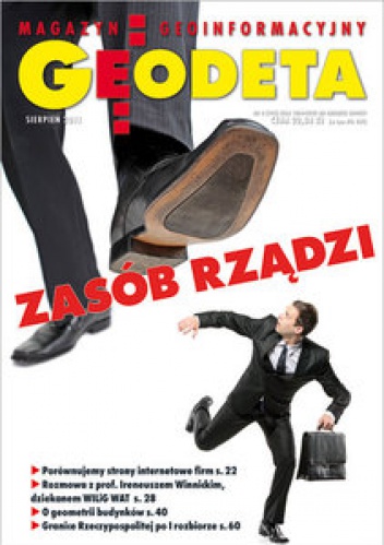 Geodeta. Magazyn geoinformacyjny, nr 8 (195)/2011