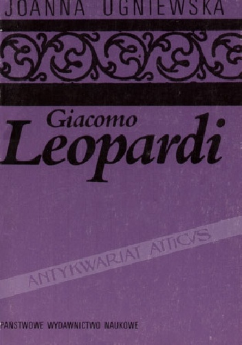 Giacomo Leopardi - Joanna Ugniewska