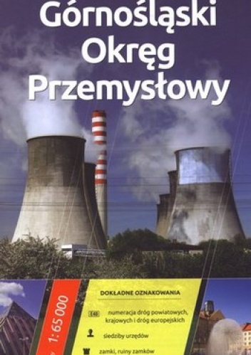 Górnośląski Okręg Przemysłowy. Mapa komunikacyjna. 1:65 000 Daunpol