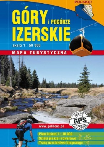 Góry i pogórze izerskie. Mapa turystyczna. 1:50 000