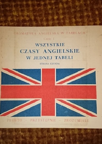 Gramatyka angielska w tabelkach część 1 - wszystkie czasy angielskie w jednej tabeli