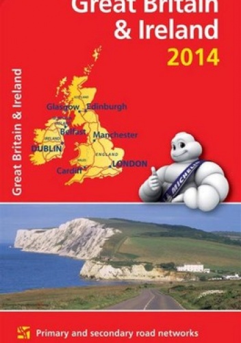Great Britain & Ireland 2014. Mapa samochodowa. 1:1 000 000 Michelin