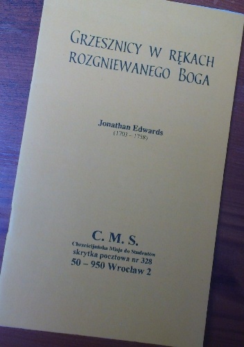 Grzesznicy w rękach rozgniewanego Boga - Jonathan Edwards