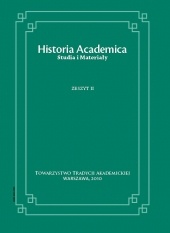 Historia Academica. Studia i Materiały. Zeszyt II/2010