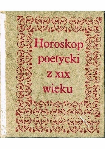 Horoskop poetycki z XIX wieku. Pani