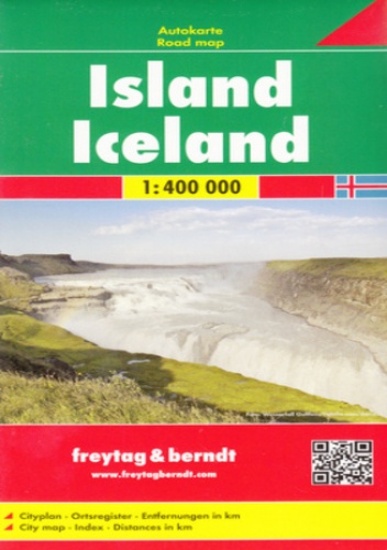 Islandia mapa 1:400 000 Freytag & Berndt