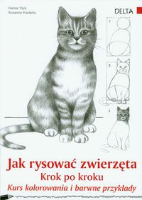 Jak rysować zwierzęta krok po kroku. Kurs kolorowania i barwne przykłady - Hanne Turk, Rosanna Pradella