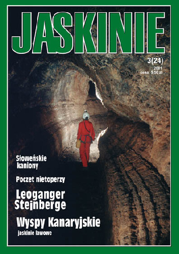 Jaskinie 3/2001 - Redakcja kwartalnika Jaskinie