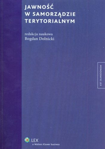 Jawność w Samorządzie Terytorialnym - Bogdan Dolnicki