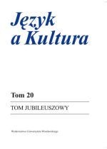 Język a Kultura : Tom Jubileuszowy - praca zbiorowa