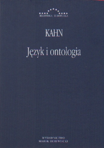 Język i ontologia - Charles Kahn