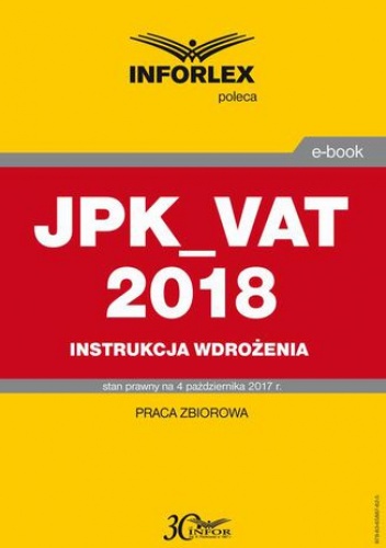 JPK_VAT 2018 Instrukcja wdrożenia - Pl Infor