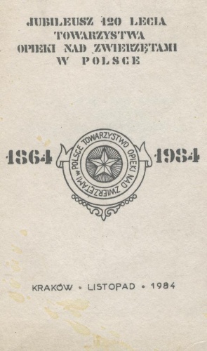 Jubileusz 120 lecia Towarzystwa Opieki nad Zwierzętami w Polsce