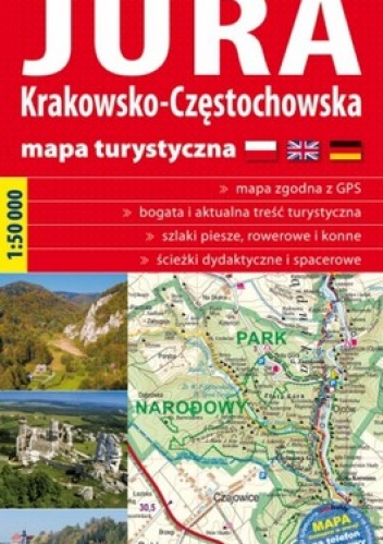 Jura Krakowsko-Częstochowska. Mapa turystyczna. 1:50 000 ExpressMap