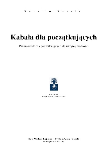 Kabała dla początkujących - Michael Laitman