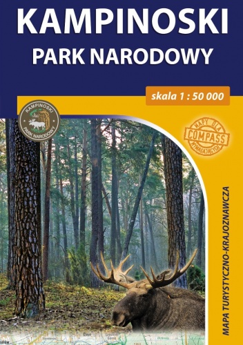 Kampinoski Park Narodowy. Mapa turystyczna. 1:50 000 Compass