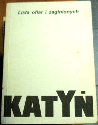 Katyń - Lista ofiar i zaginionych - praca zbiorowa