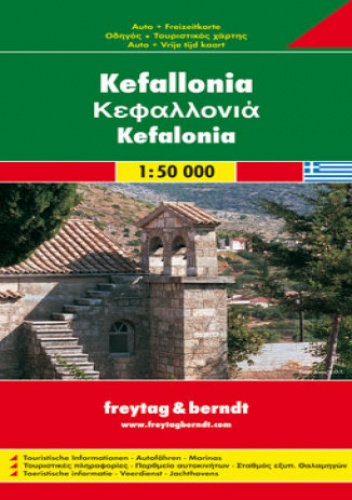 Kefalonia. Mapa samochodowa