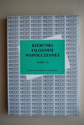 Kierunki filozofii współczesnej, t. 2 - praca zbiorowa