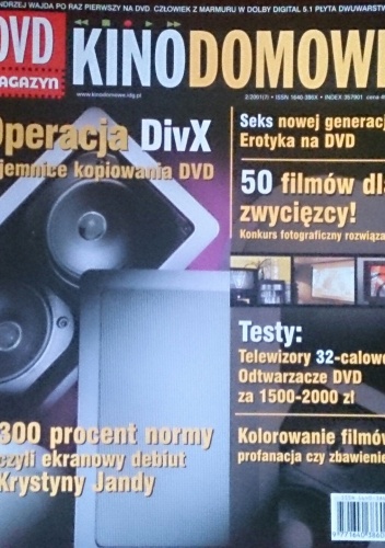 Kino Domowe. DVD magazyn, luty 2001 - zespół redakcyjny