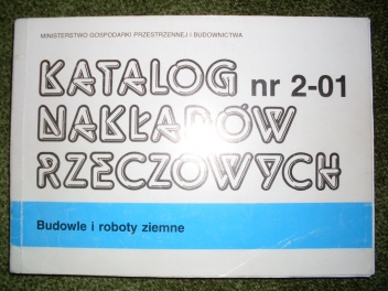 KNR nr 2-01 - Katalog nakładów rzeczowych - Budowle i roboty ziemne - praca zbiorowa