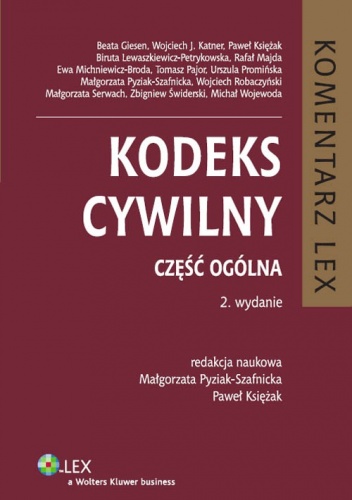 Kodeks cywilny. Komentarz. Część ogólna