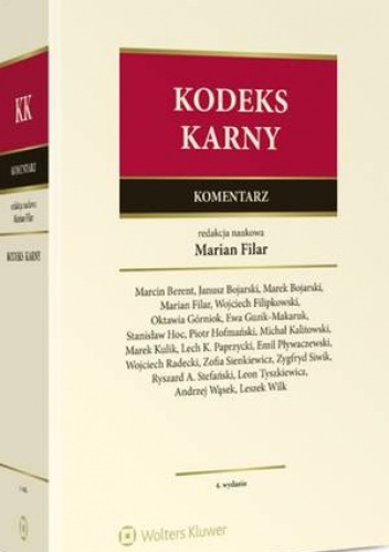 Kodeks karny. Komentarz - Marian Filar