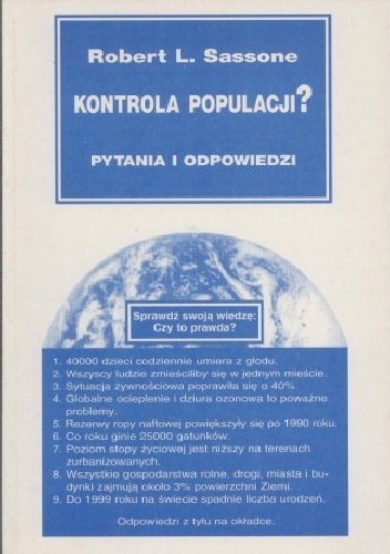 Kontrola populacji. Pytania i odpowiedzi - Robert L. Sassone