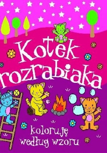 Kotek rozrabiaka. Koloruję według wzoru - Anna Wiśniewska