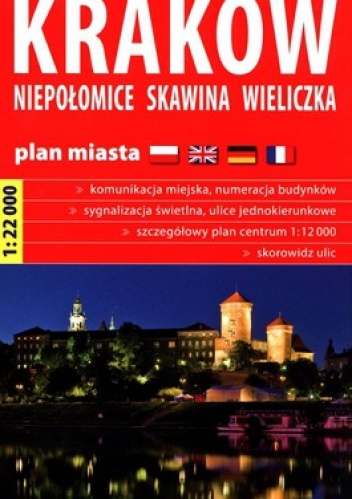 Kraków. Niepołomice. Skawina. Wieliczka. Plan Miasta.1:22 000. Ekspress Map
