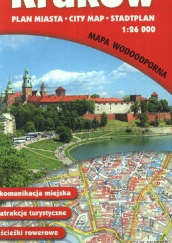 Kraków. Plan miasta. 1:26 000 Gauss
