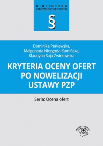 Kryteria oceny ofert po nowelizacji ustawy pzp