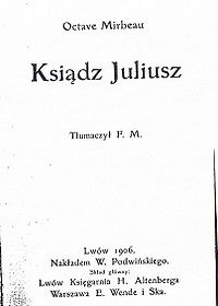 Ksiądz Juliusz - Octave Mirbeau