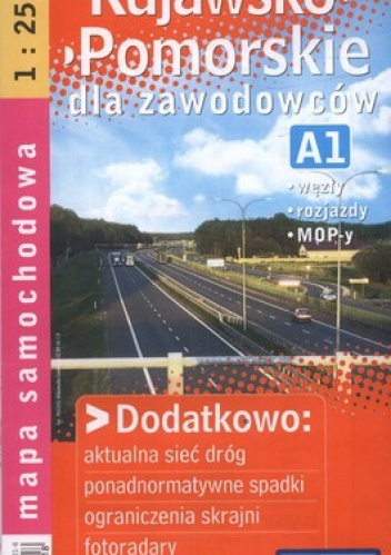 Kujawsko-pomorskie dla zawodowców. Mapa samochodowa. 1:250 000 Demart