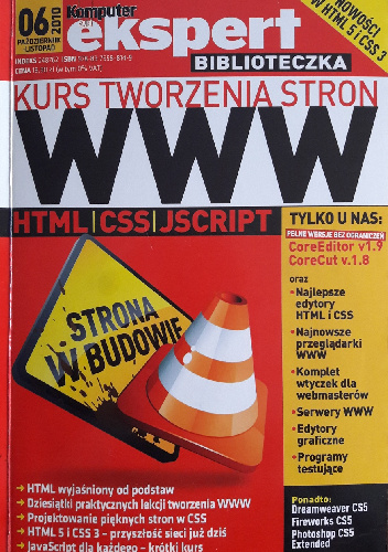 Kurs tworzenia stron WWW + CD Komputer Świat Ekspert 6/2010 - Karol Wierzchołowski