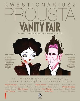 Kwestionariusz Prousta. Vanity Fair. 101 wyznań gwiazd o miłości, śmierci, szczęściu i sensie życia - Graydon Carter