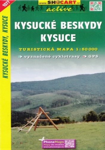 Kysucké Beskydy, Kysuce, 1:50 000