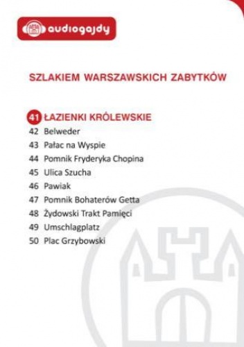 Łazienki Królewskie. Szlakiem warszawskich zabytków - Ewa Chęć