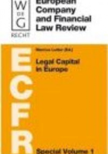 Legal Capital in Europe - M. Lutter