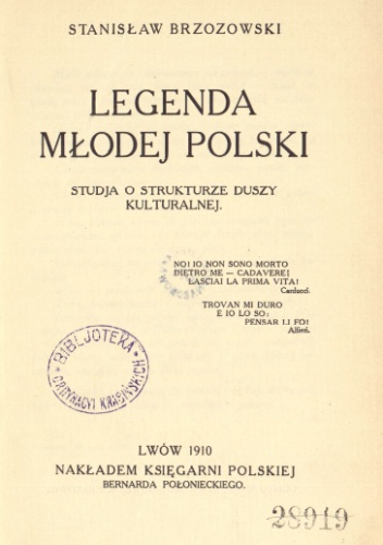 Legenda Młodej Polski - Stanisław Brzozowski