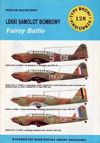 Lekki samolot bombowy Fairey Battle - Wiesław Bączkowski